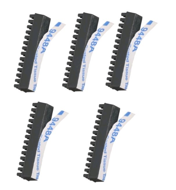 Silicone Nozzle Cleaning Brush Replacement Kit Black for Bambu Lab A1 Mini 5pcs