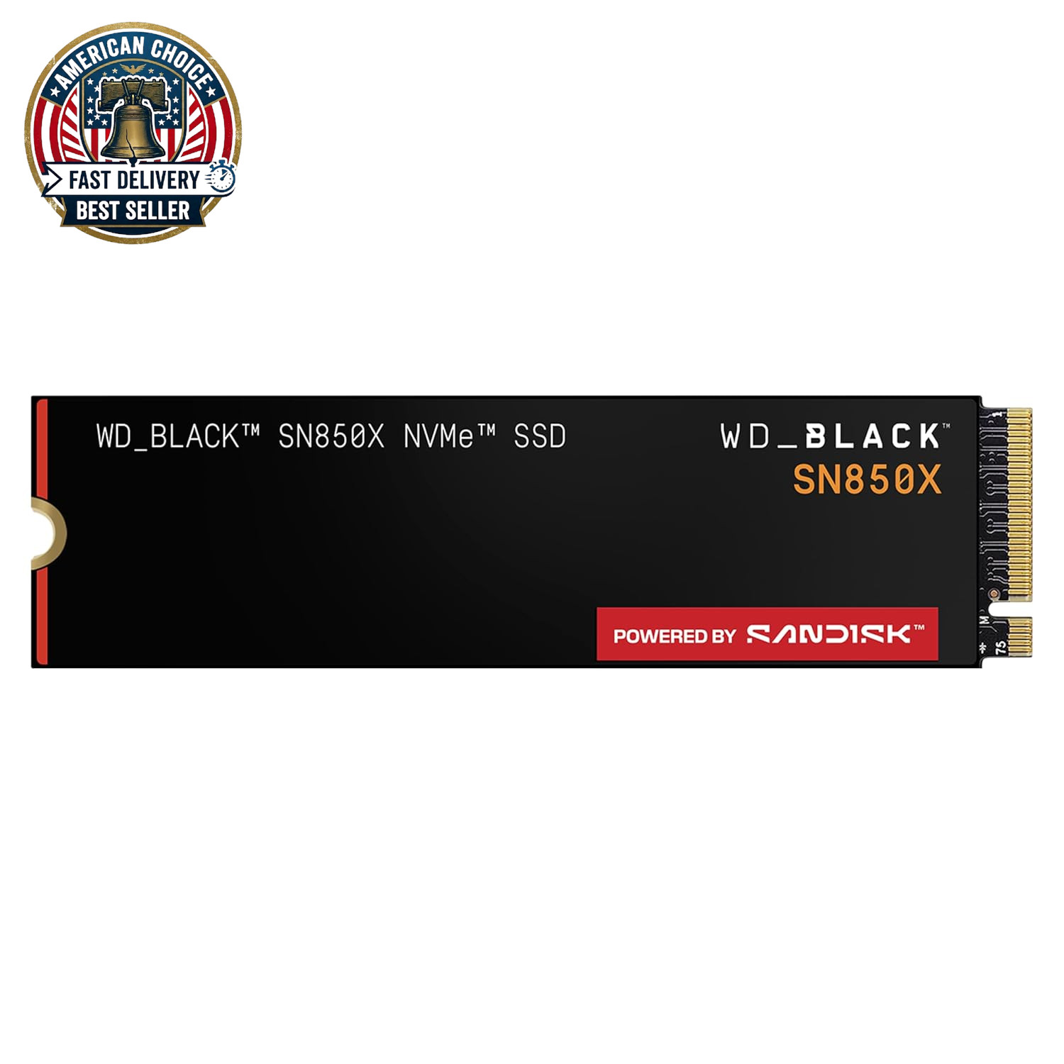 WD_BLACK SN850X 2TB Nvme SSD - M.2 2280, up to 7,300 Mb/S Read Speeds, up to 6,3