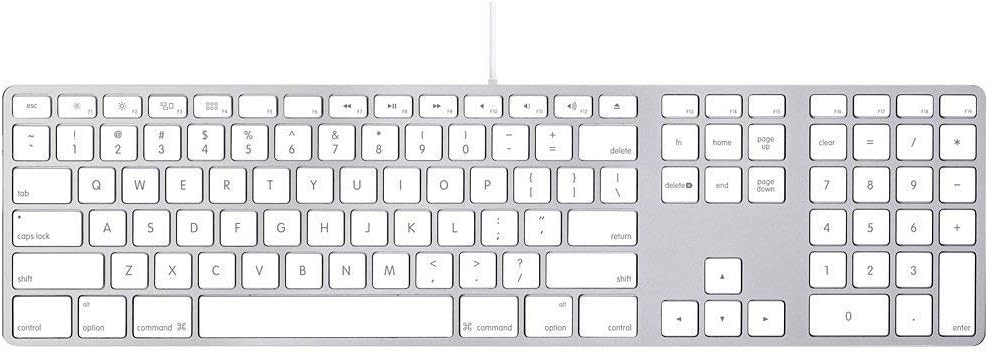 Apple Aluminium Wired USB Keyboard Numeric Keypad MB110LL/B