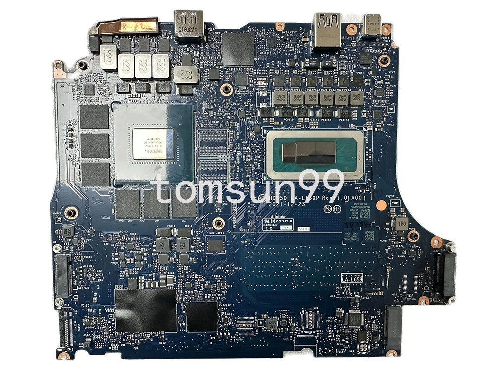 For DELL G15 Special Edition 5521 Motherboard LA-L659P W/ i7 CPU RTX3060/3070TI