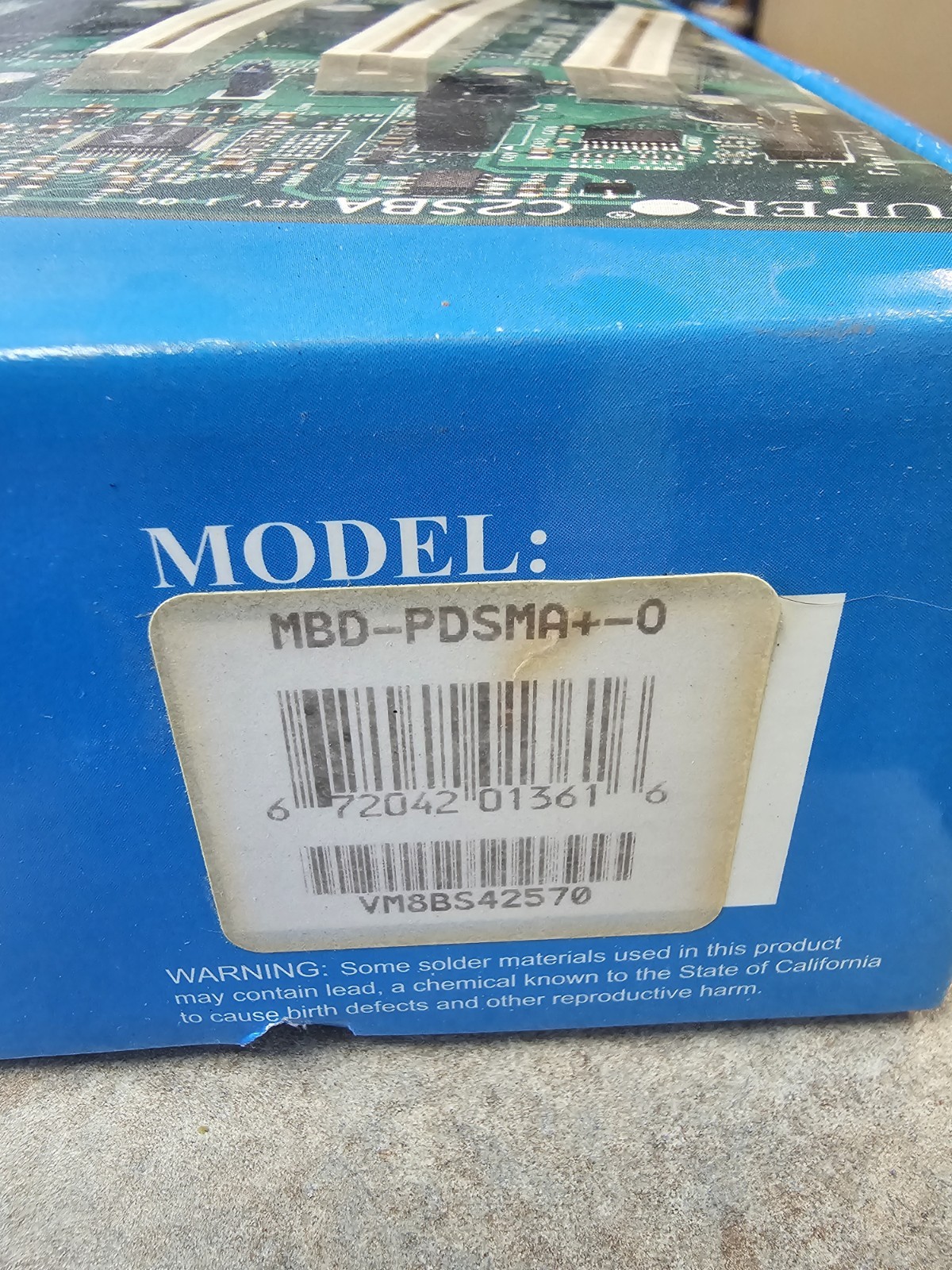 Super Micro PDSMA+ -O motherboard, BRAND NEW