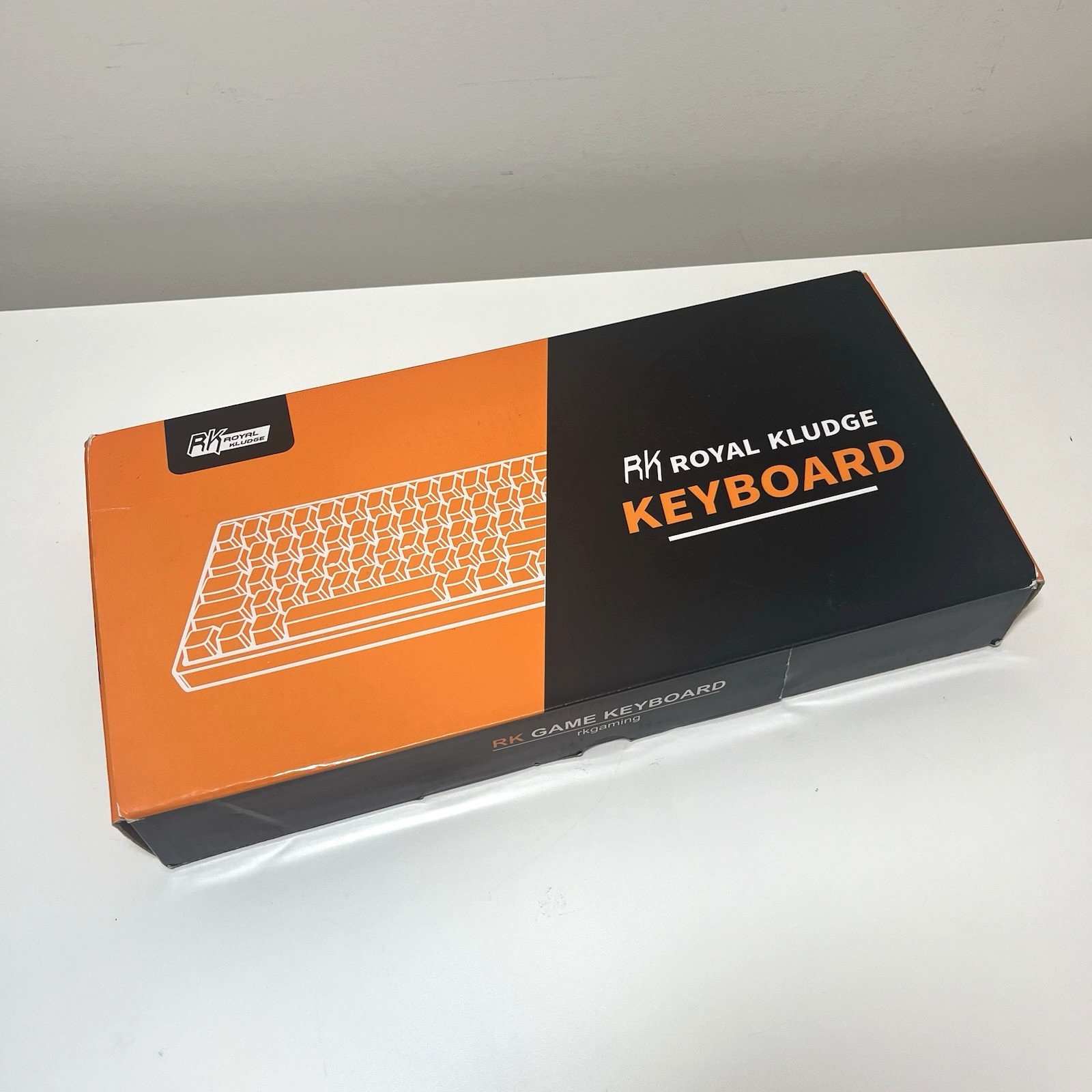 RK Royal Kludge RK84 Tri-Mode RGB White Mechanical Keyboard Brown Switches