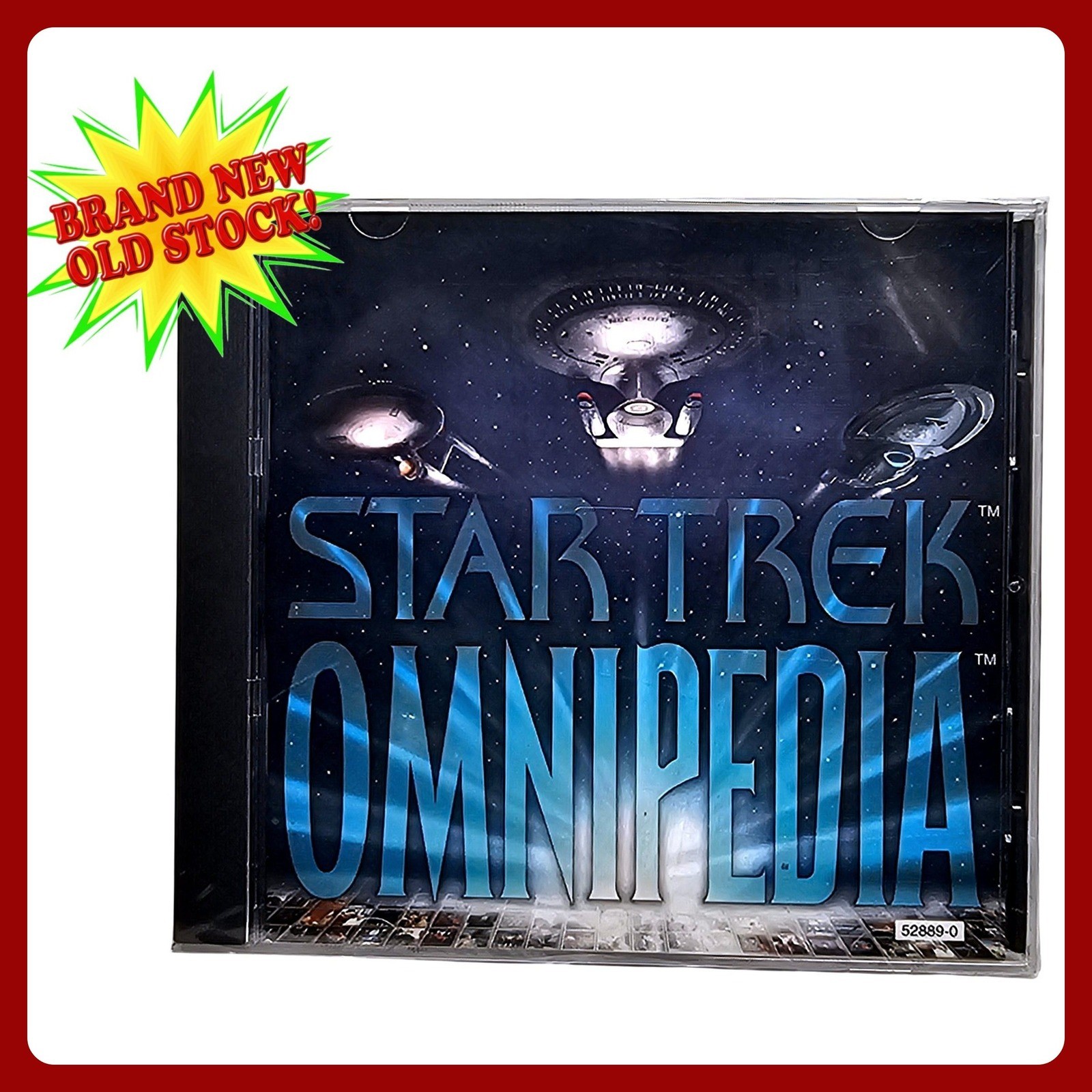 Simon & Schuster Star Trek Omnipedia PC Mac CD-ROM Reference Guide 52889-0 1995