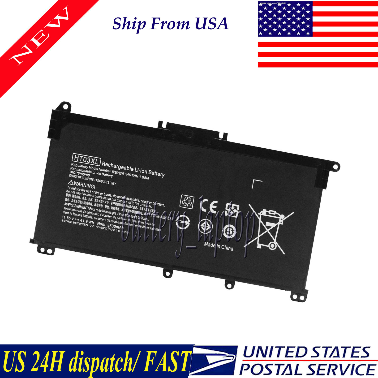 Battery Compatible with HP 17-ca0009ds 17-ca0054cl 17-ca0061cl 17-CA0056NR 41.9W