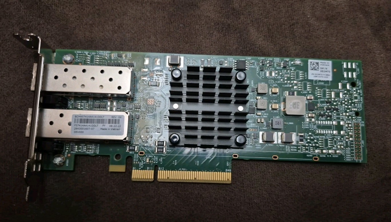 Oracle 7339763 Broadcom BCM957404A4041 2-Port 10/25GbE SFP28 PCIe 3.0 x8 NIC