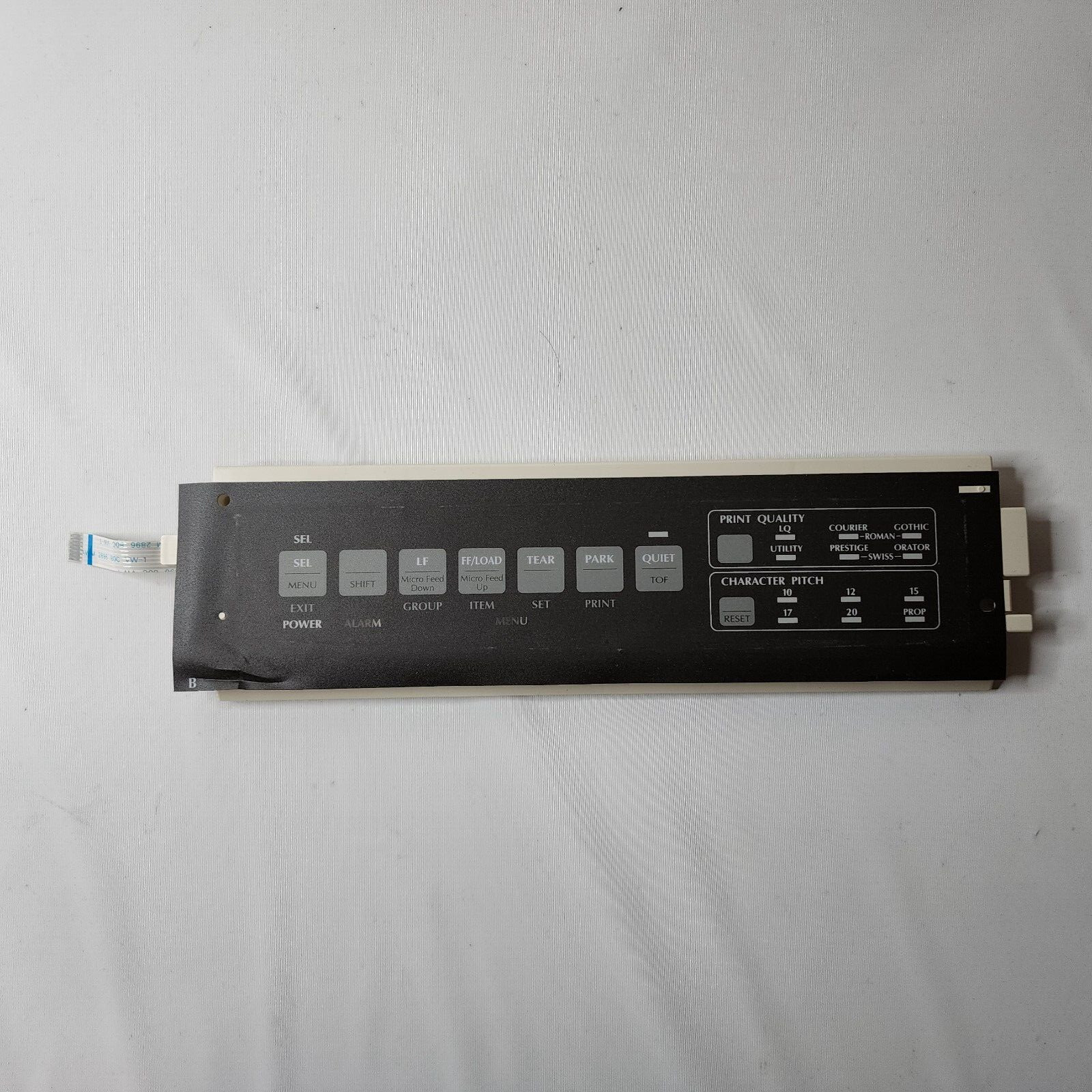 Okidata 50221902 Microline 390 391 Turbo Operator Panel with Frame