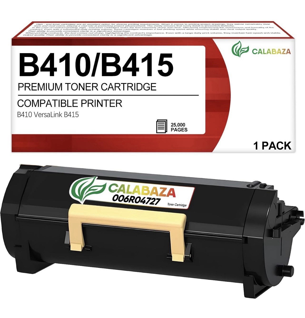 006R04727 Black Toner Cartridge Compatible B410 B415 25,000 Pages
