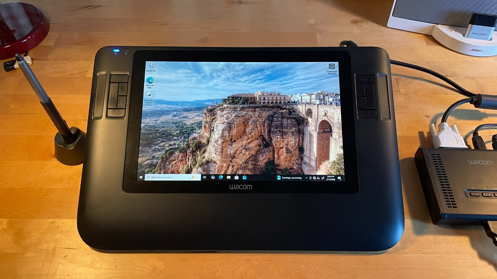 Wacom Cintiq 12WX LCD Drawing Tablet with Free Custom Sleeve DTZ-1200W