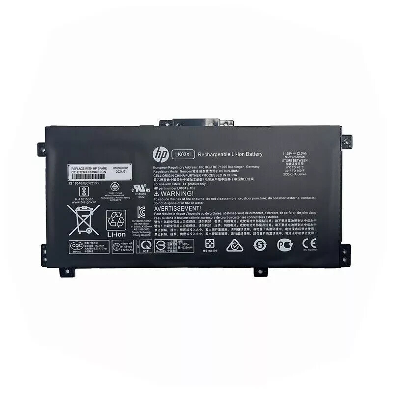 Genuine OEM LK03XL Battery For HP Envy X360 15-BP 15-BQ 17-AE 17-CE L09280-855
