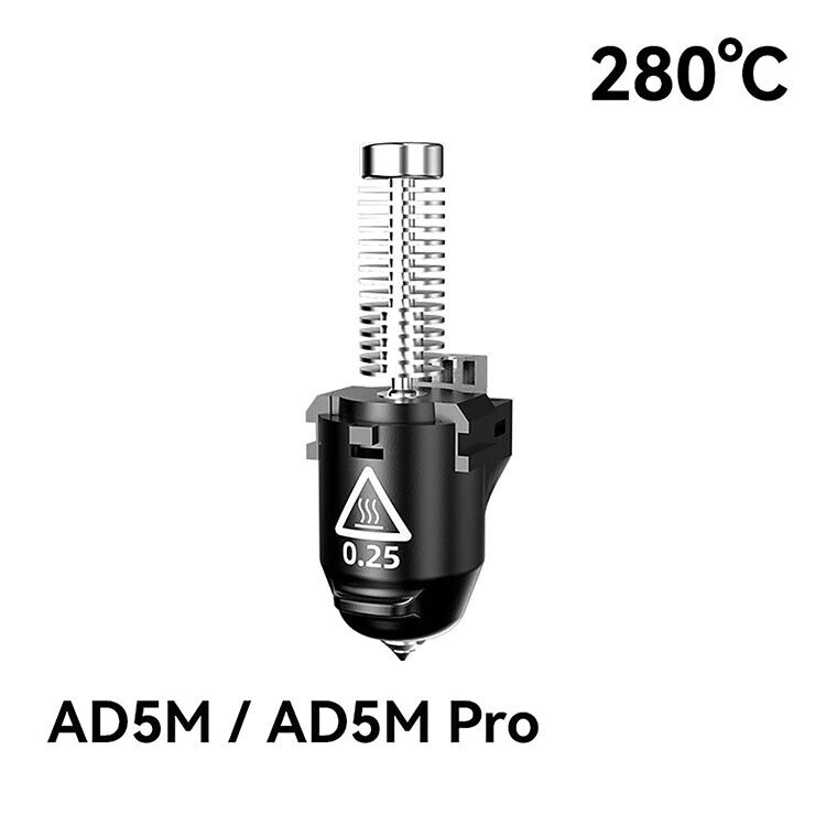 0.25/0.4/0.6/0.8mm Extruder Nozzle for Flashforge AD5M/AD5M Pro 3D Printer Parts