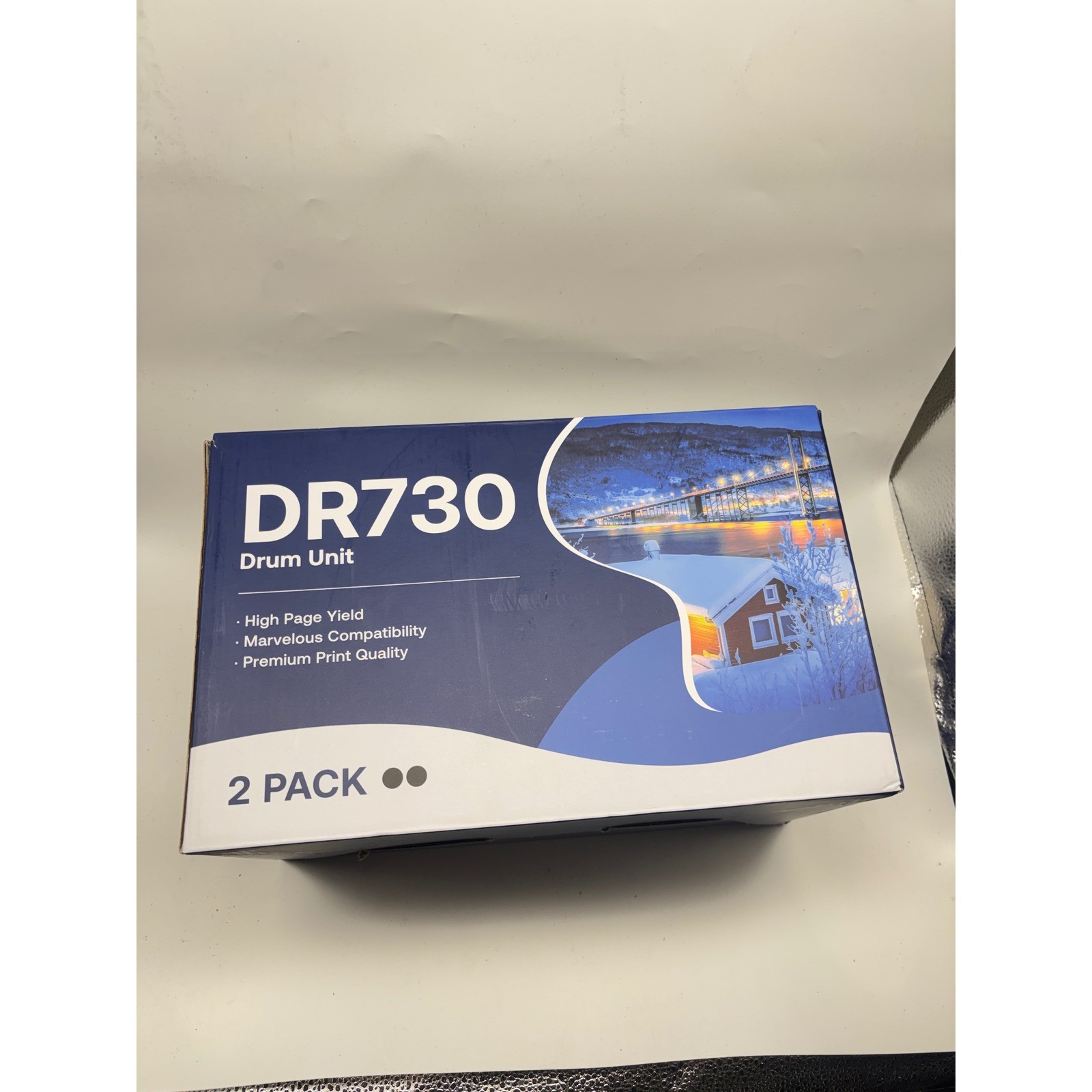 DR730 Drum Unit 2 Pack High Yield Compatible Replacement for Laser Printers