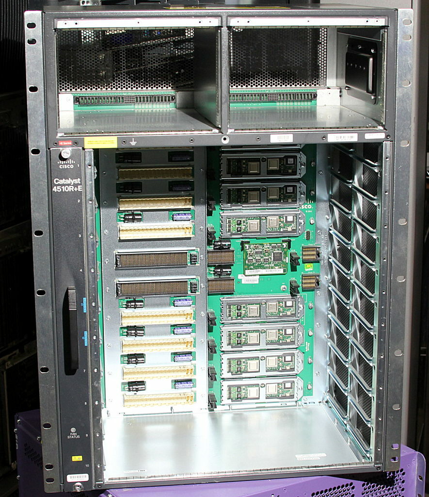 Cisco WS-C4510R+E 4500-E Plus Chassis 10-Slot 4510 w/ Fan 10xAvailable