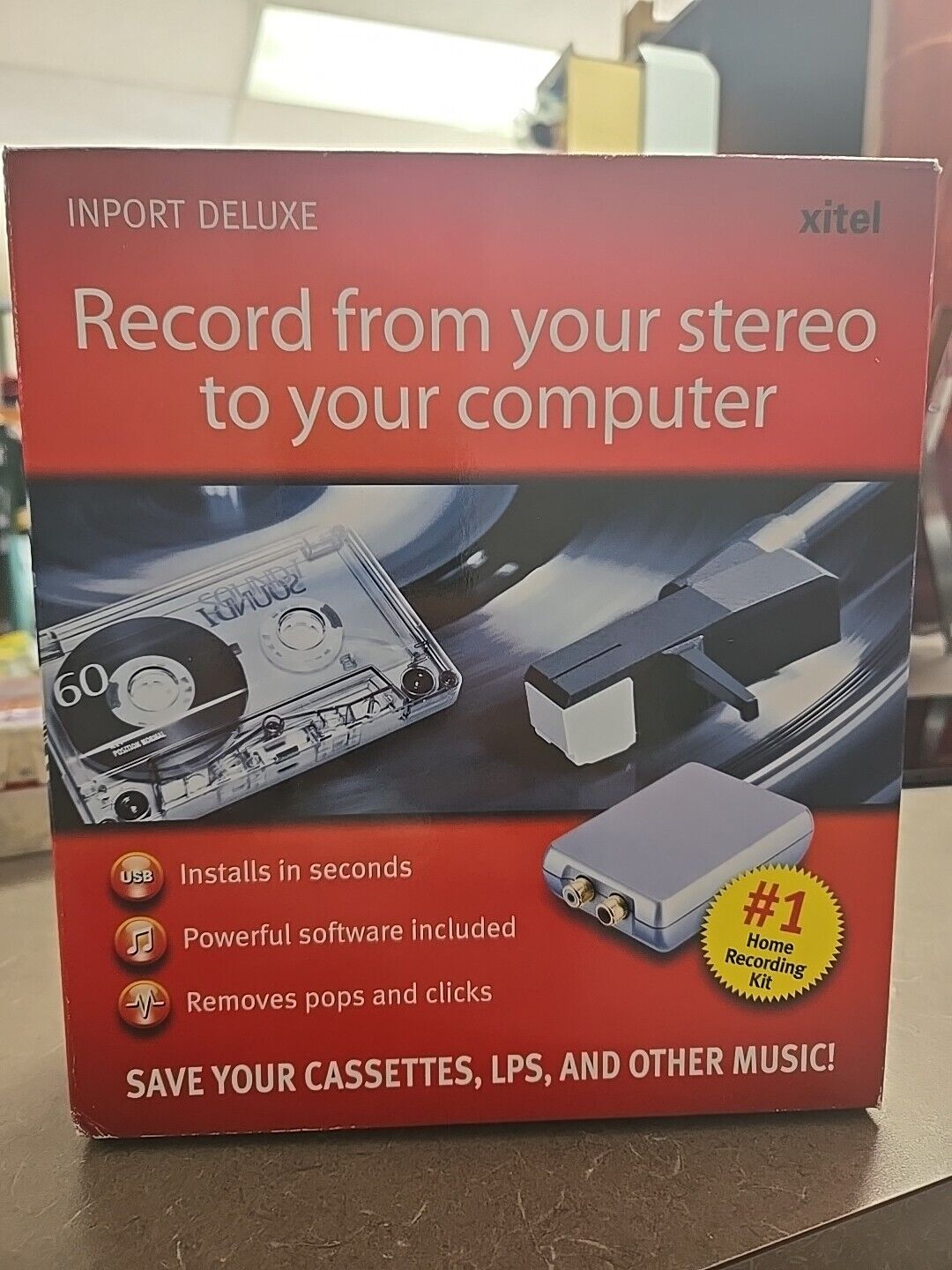 XITEL INPORT DELUXE, RECORD FROM A  STEREO TO A COMPUTER - read details