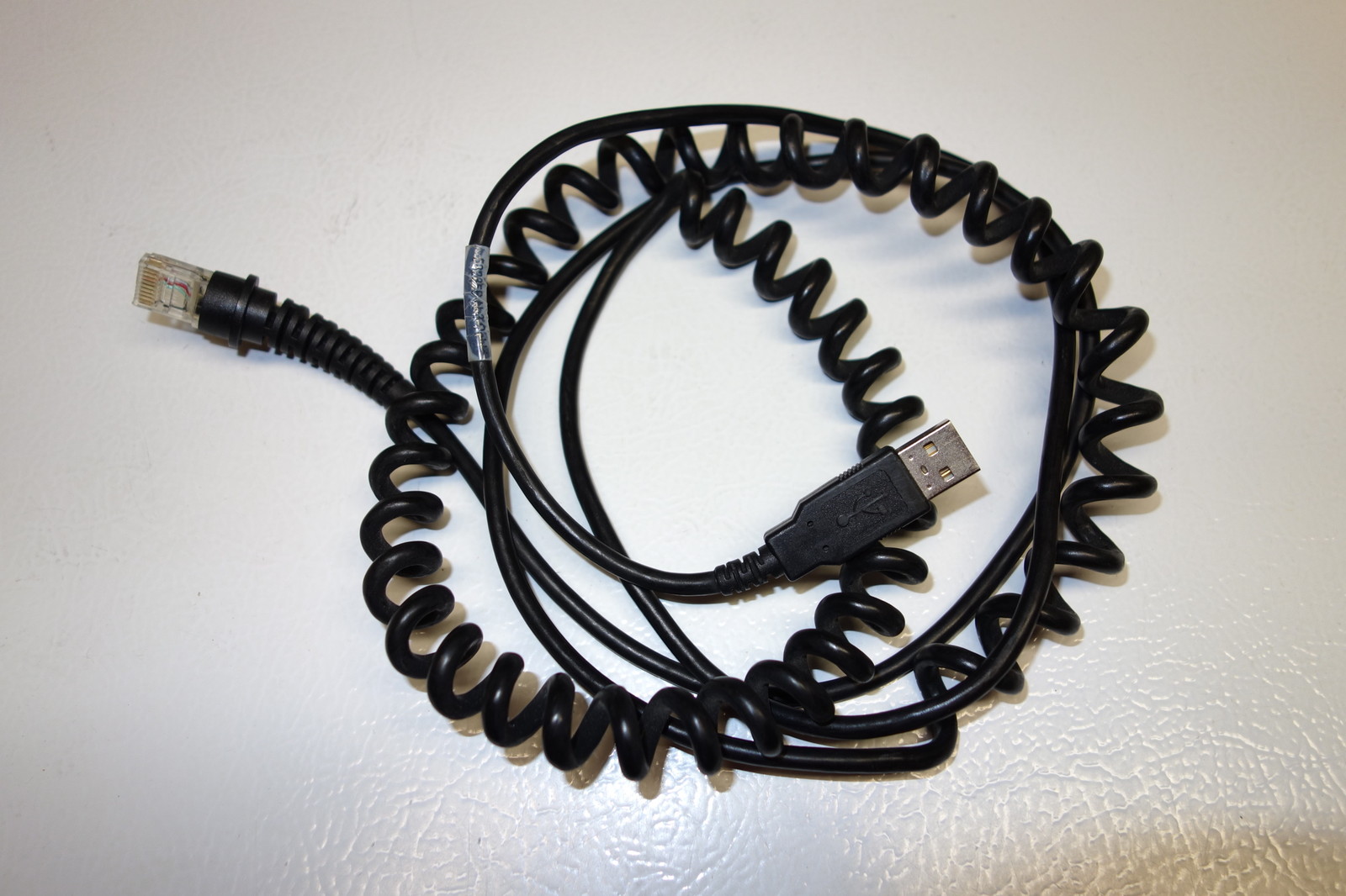 GRADE B- Genuine Metrologic 6ft Coiled USB Cable MS9520 MS9540 MS1690 54235B-N-3