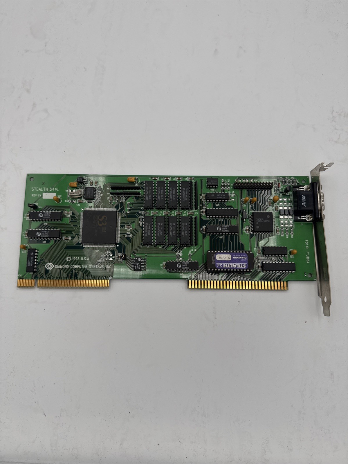 Vintage 1993 Diamond Computer Sytems Stealth 24VL V 2.01 Rev C4 Parts Only