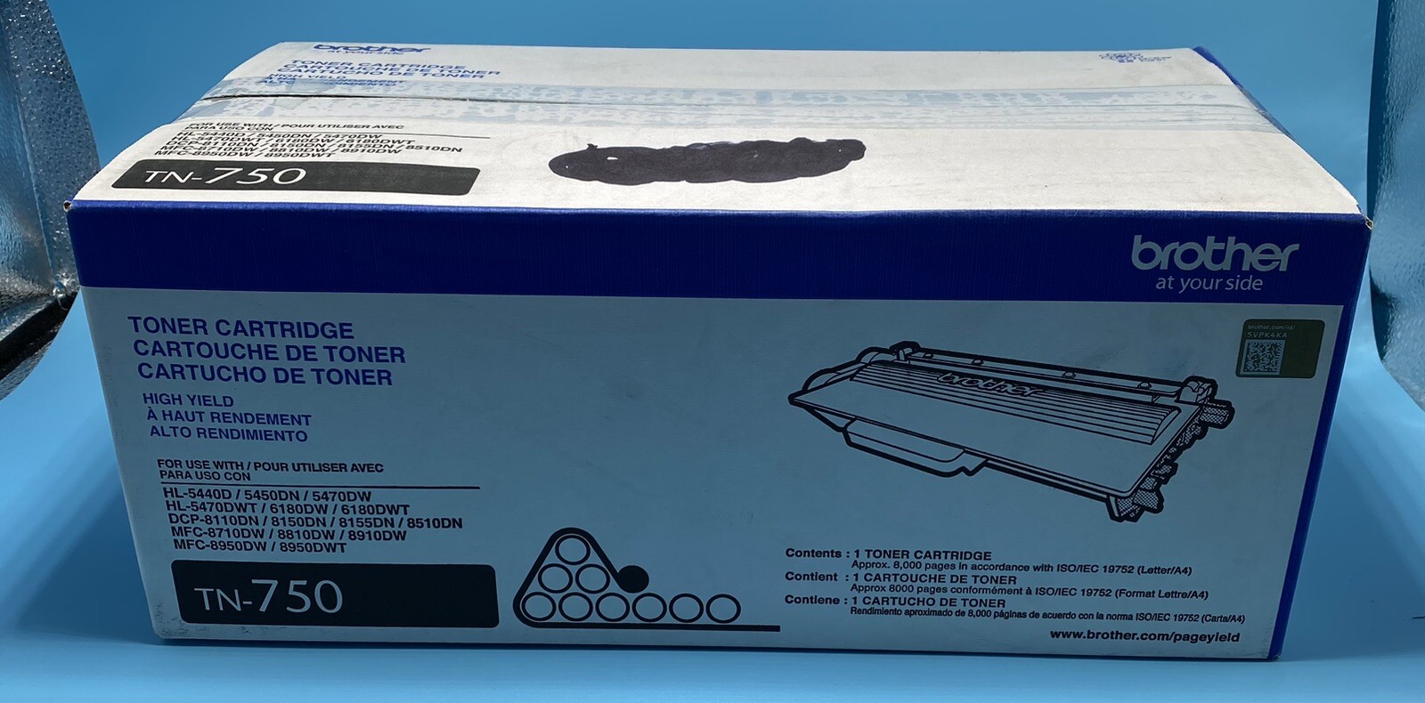 TN750 Black Toner Cartridge OEM