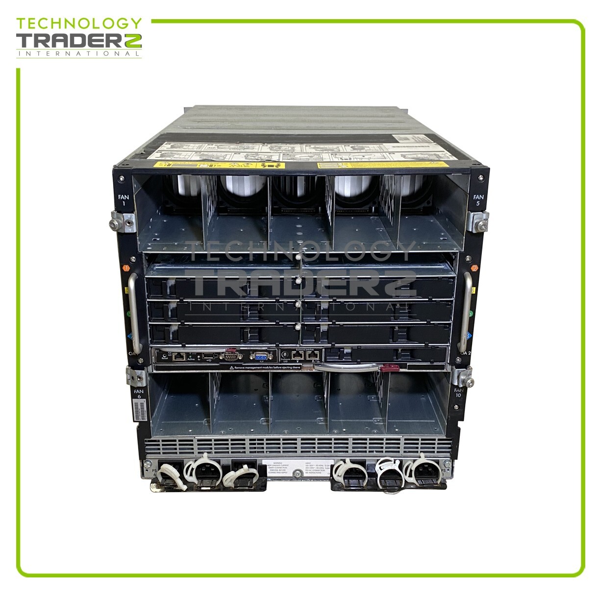 HP Bladesystem C7000 16xSlot Enclosure 507019-B21 W/ 1x 519346-001 1x 503826-001