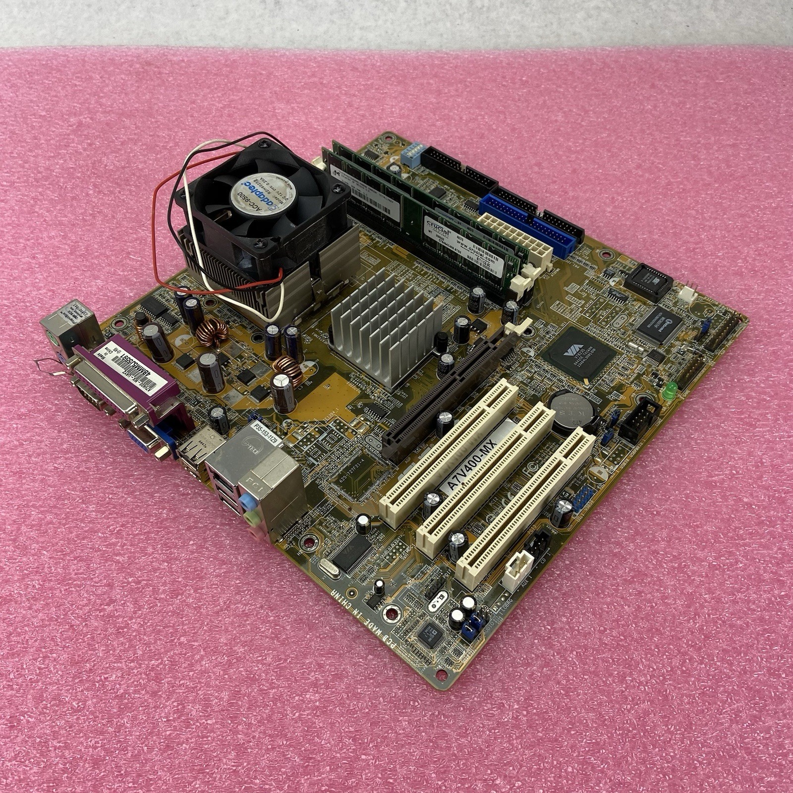 ASUS A7V400-MX Motherboard AMD Athlon 1.35GHz 1GB RAM No IO Shield
