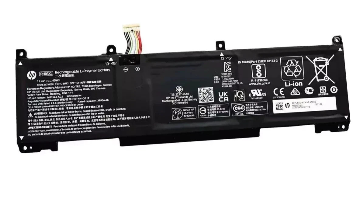 Original RH03XL Battery for HP ProBook 430 440 445 450 630 640 650 G8 M02027-005
