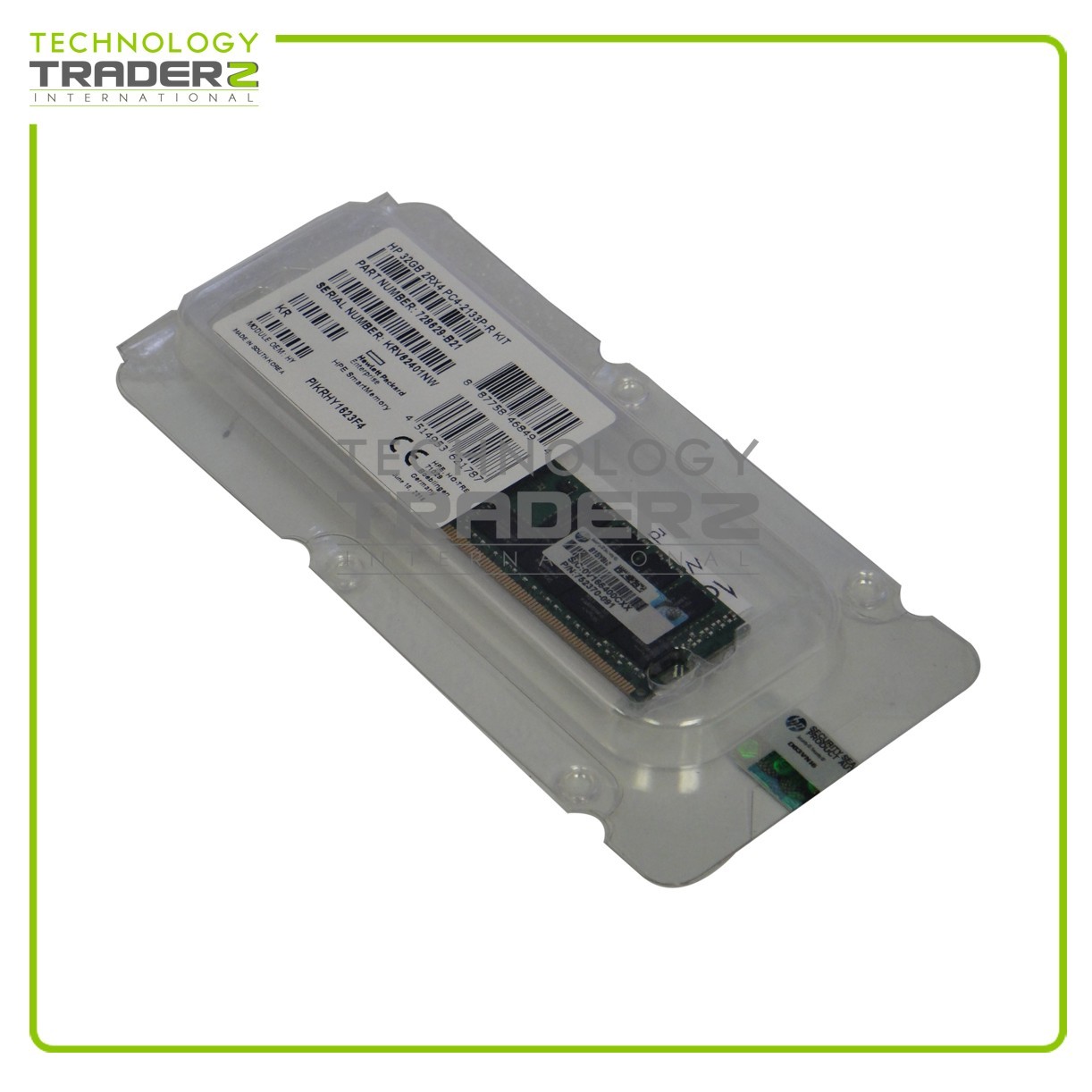 F/S 728629-B21 HP 32GB PC4-17000 DDR4-2133MHz ECC 2Rx4 Smart Memory 752370-091