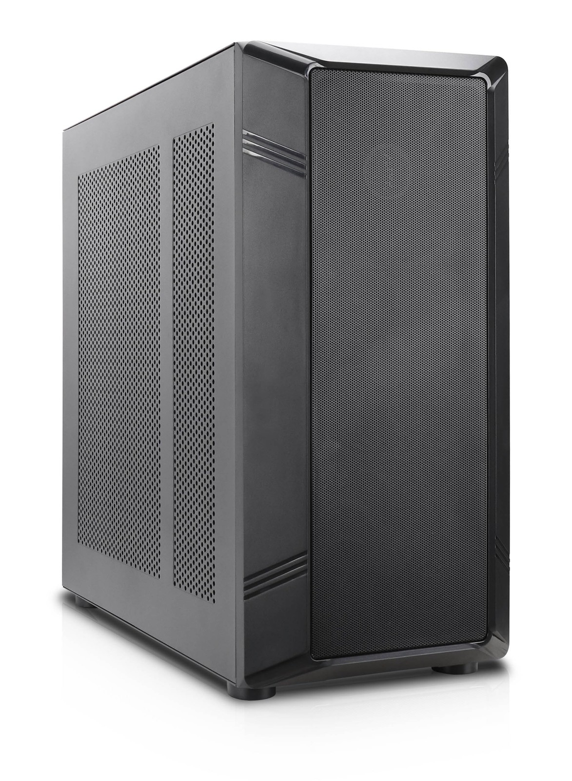 Rosewill Helium NAS Black ATX Mid Tower Computer Case, Mesh Panel, 4X 140mm P...