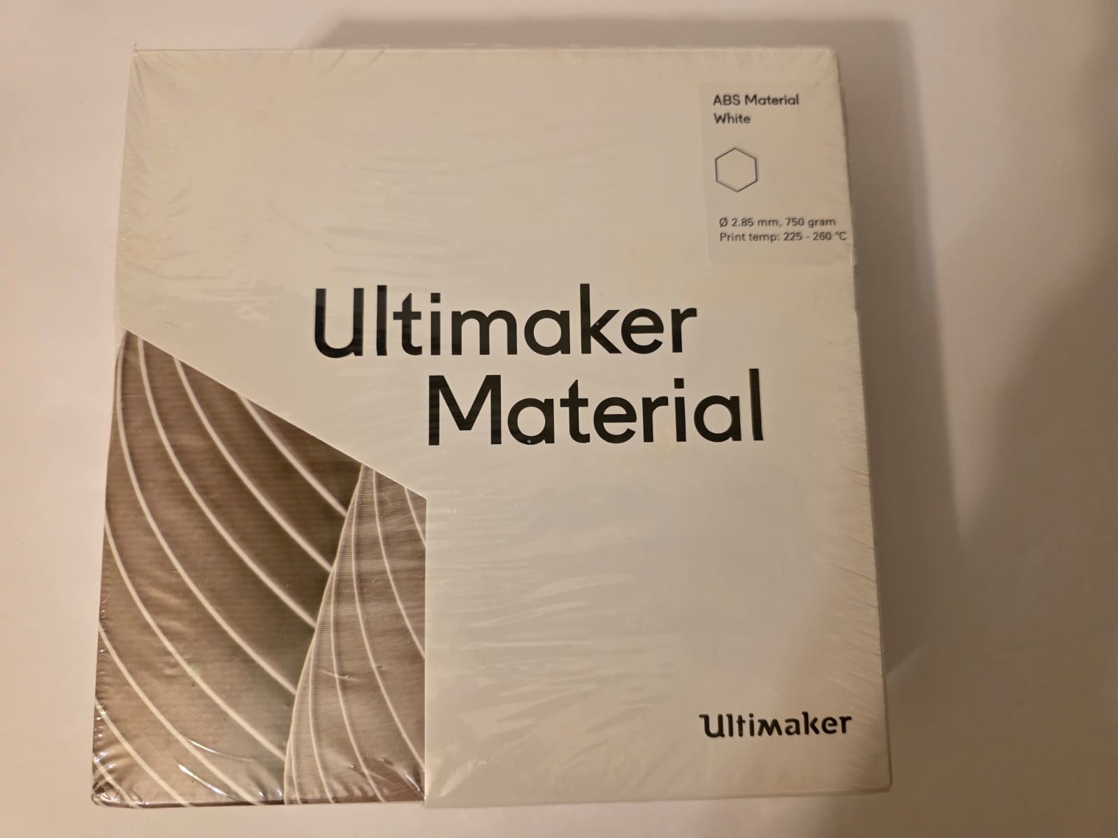 NEW Ultimaker 2.85mm ABS White 2.85 mm 750g