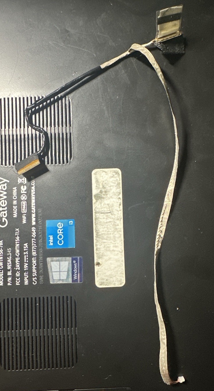 Gateway GWTN156-7BK 15.6" LCD Display Screen Video Cable