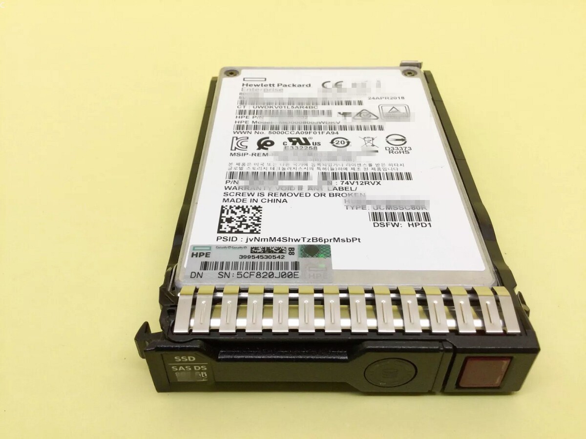 NEW HPE 960GB SAS 12G 2.5"GEN9 GEN10 Server SSD Replace P10448-B21 P10604-001