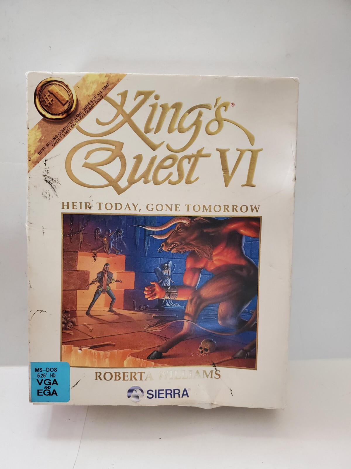 King's Quest VI: Heir Today, Gone Tomorrow 5.25 HD VGA & EGA MS-DOS PC Sierra
