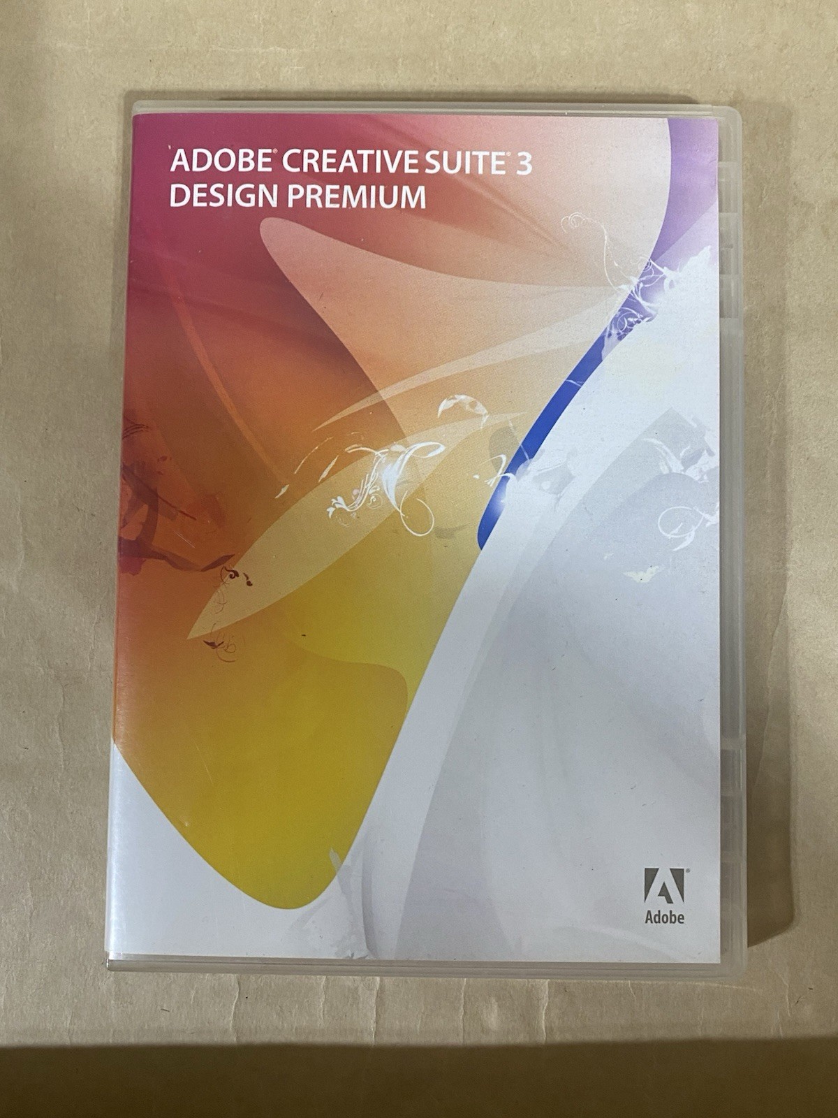 ADOBE CREATIVE SUITE 3 DESIGN PREMIUM Software *3-Disc DVD/CD-ROM w/ Serial Key*