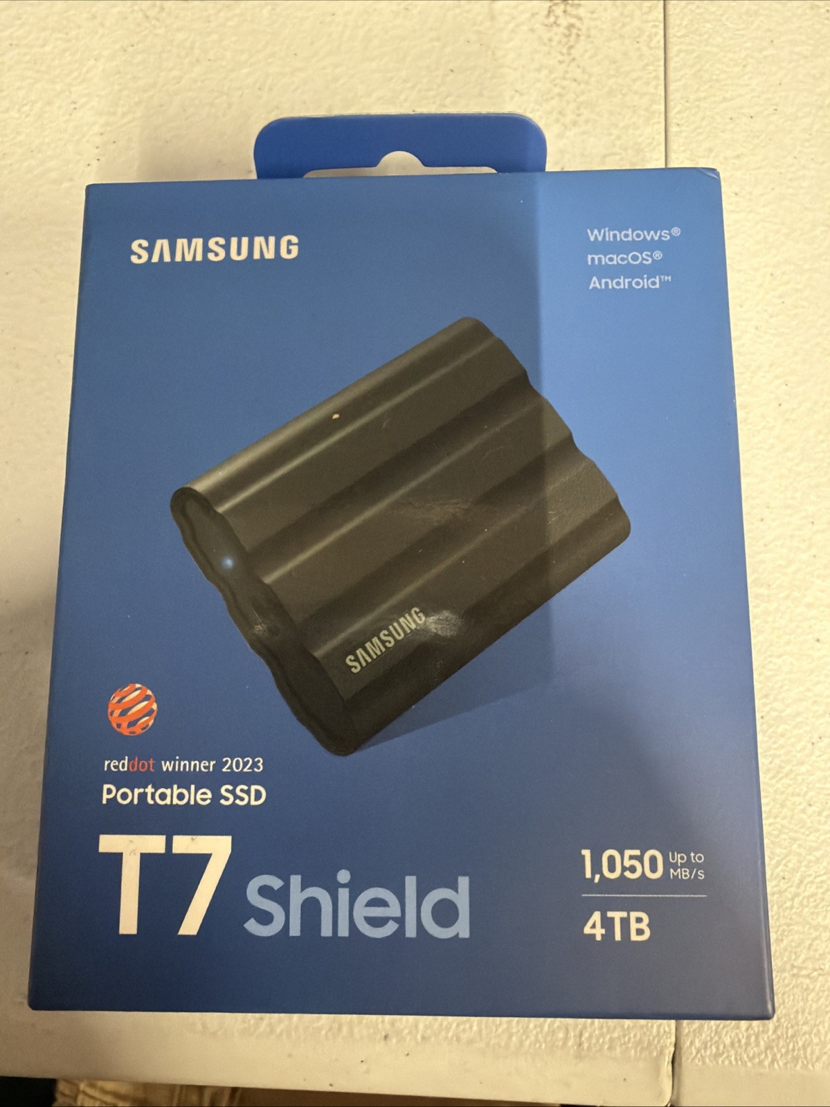 New Sealed - Samsung T7 Shield 4TB External SSD - MU-PE4T0S