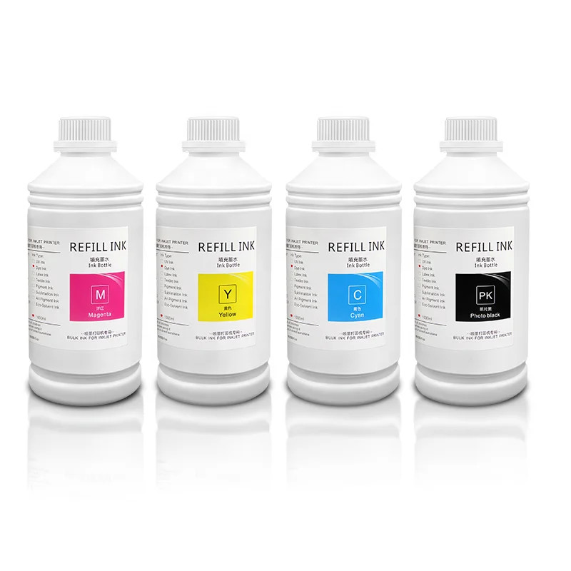 1000ML 4-color Pigment Ink for Epson TM-C3500 TM-C3510 TM-C3520 label printer