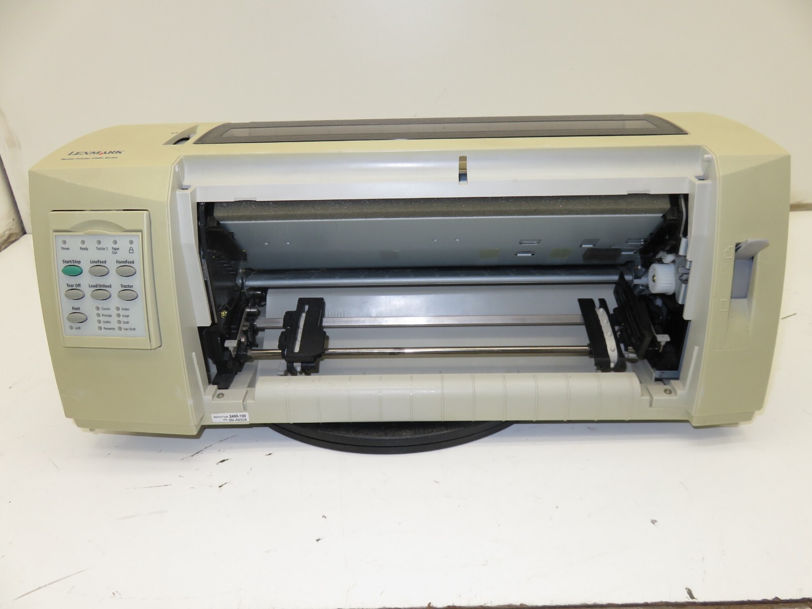 Lexmark 2400 Series 2490-100 Dot Matrix Printer - Works