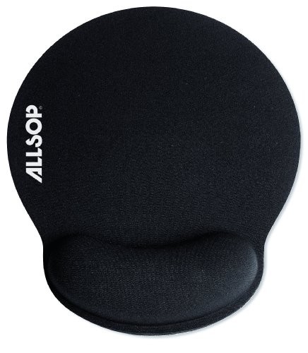 Allsop ComfortFoam Memory Foam Mouse Pad with Wrist Rest (30203)