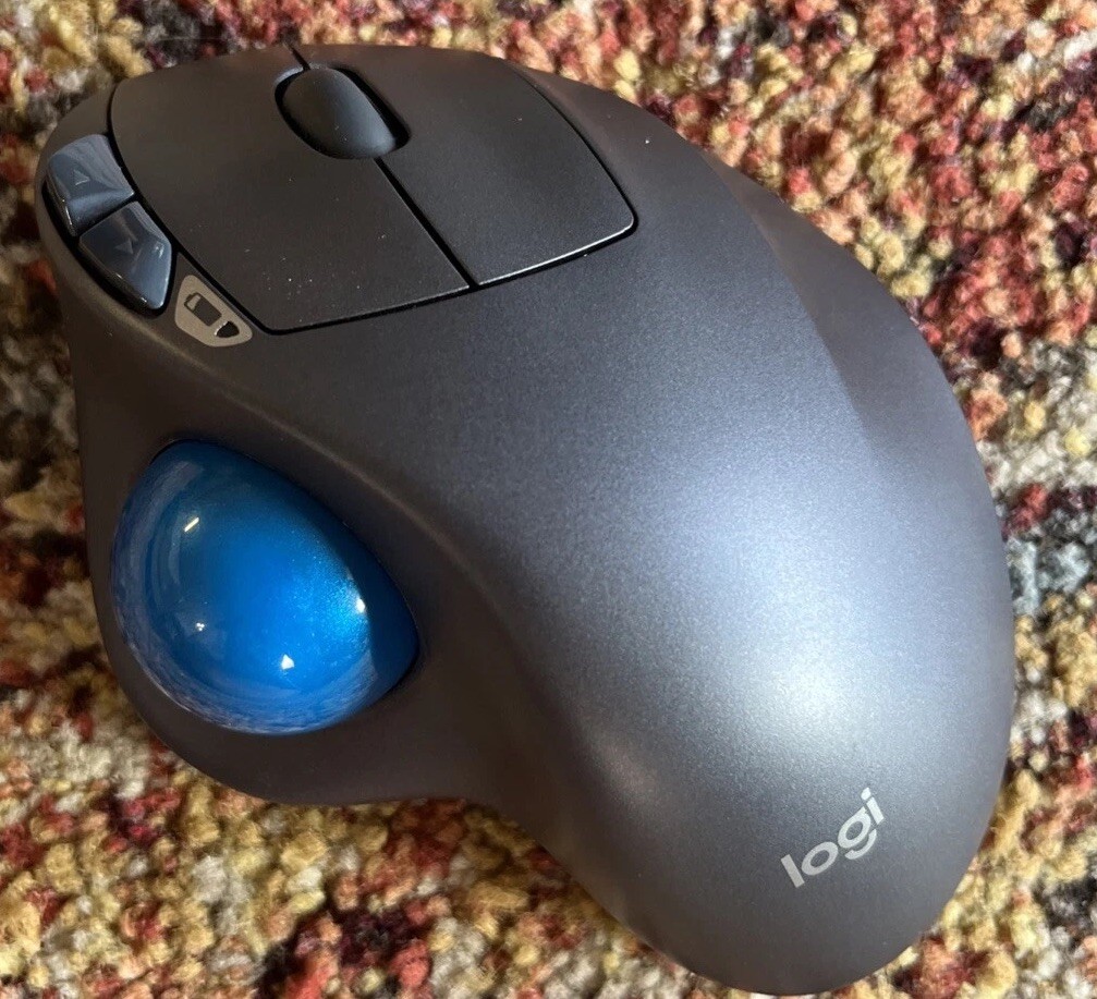 Logitech Trackman Logi M570 Wireless Trackball Mouse with USB Receiver