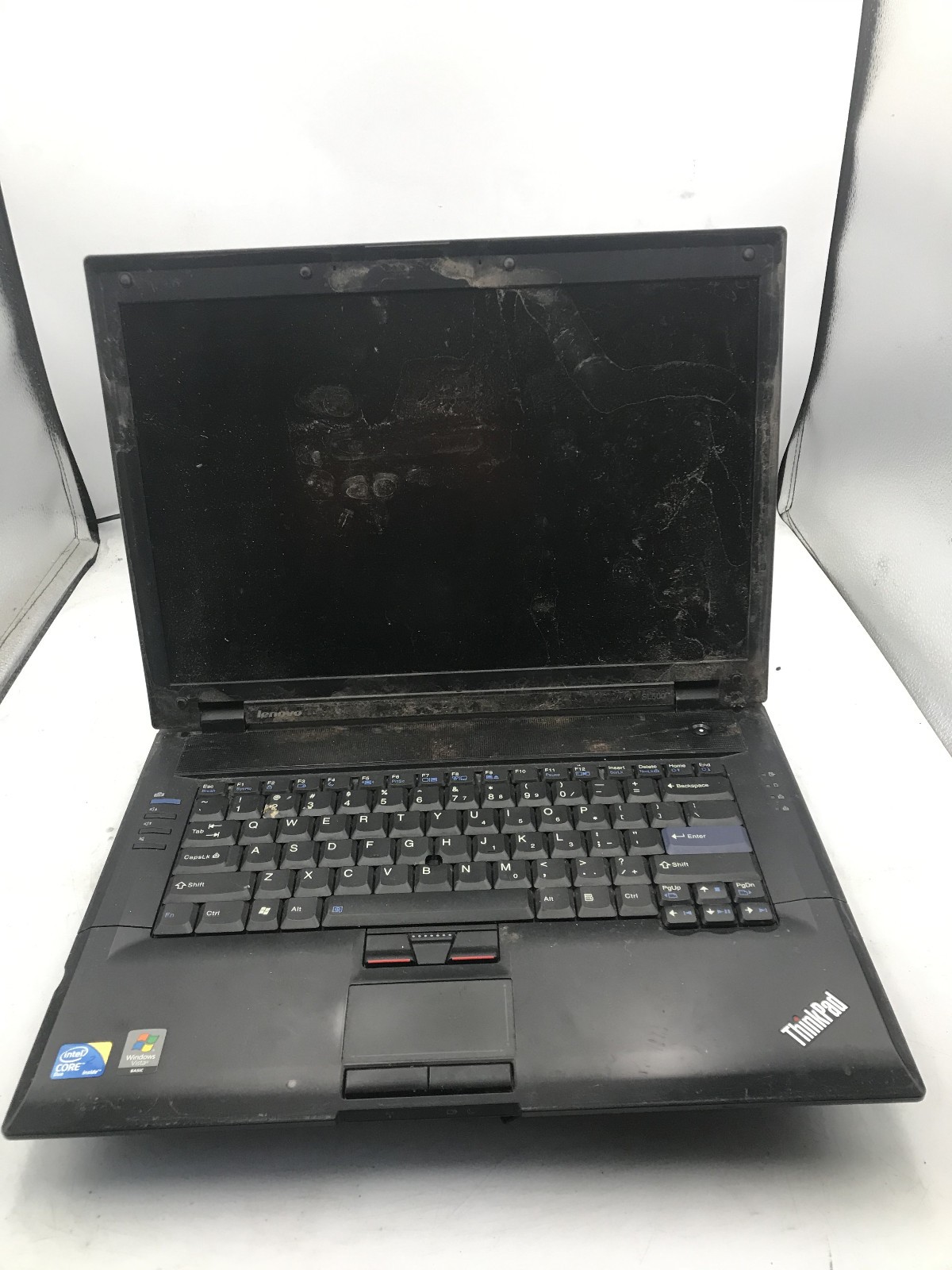 LENOVO THINKPAD SL500 - FOR PARTS/REPAIR - INTEL CORE 2 DUO - NO RAM - READ - BB