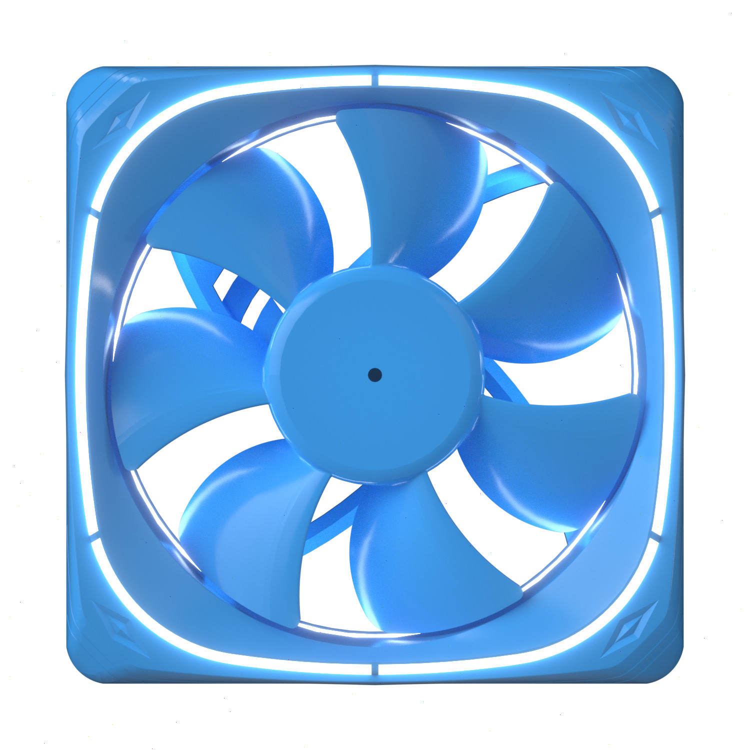 Vetroo DF120 Computer Case Fan, 120mm LED Lighting PC Cooling Fan - Blue