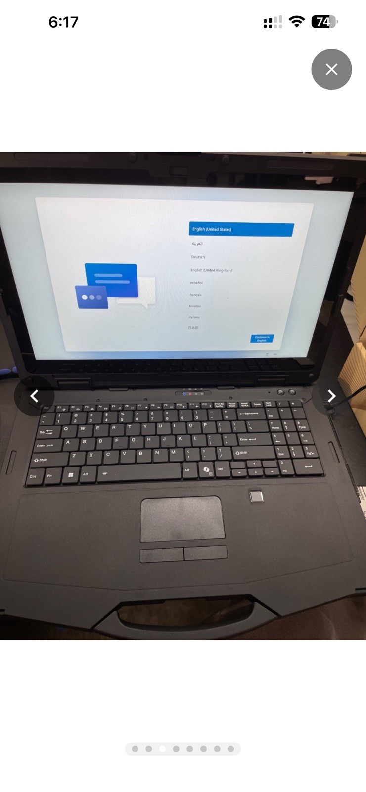 MUNBYN IRX16 Rugged Laptop i5-1235U 16GB 512GB IP65 1000 Nit Win11 Pro