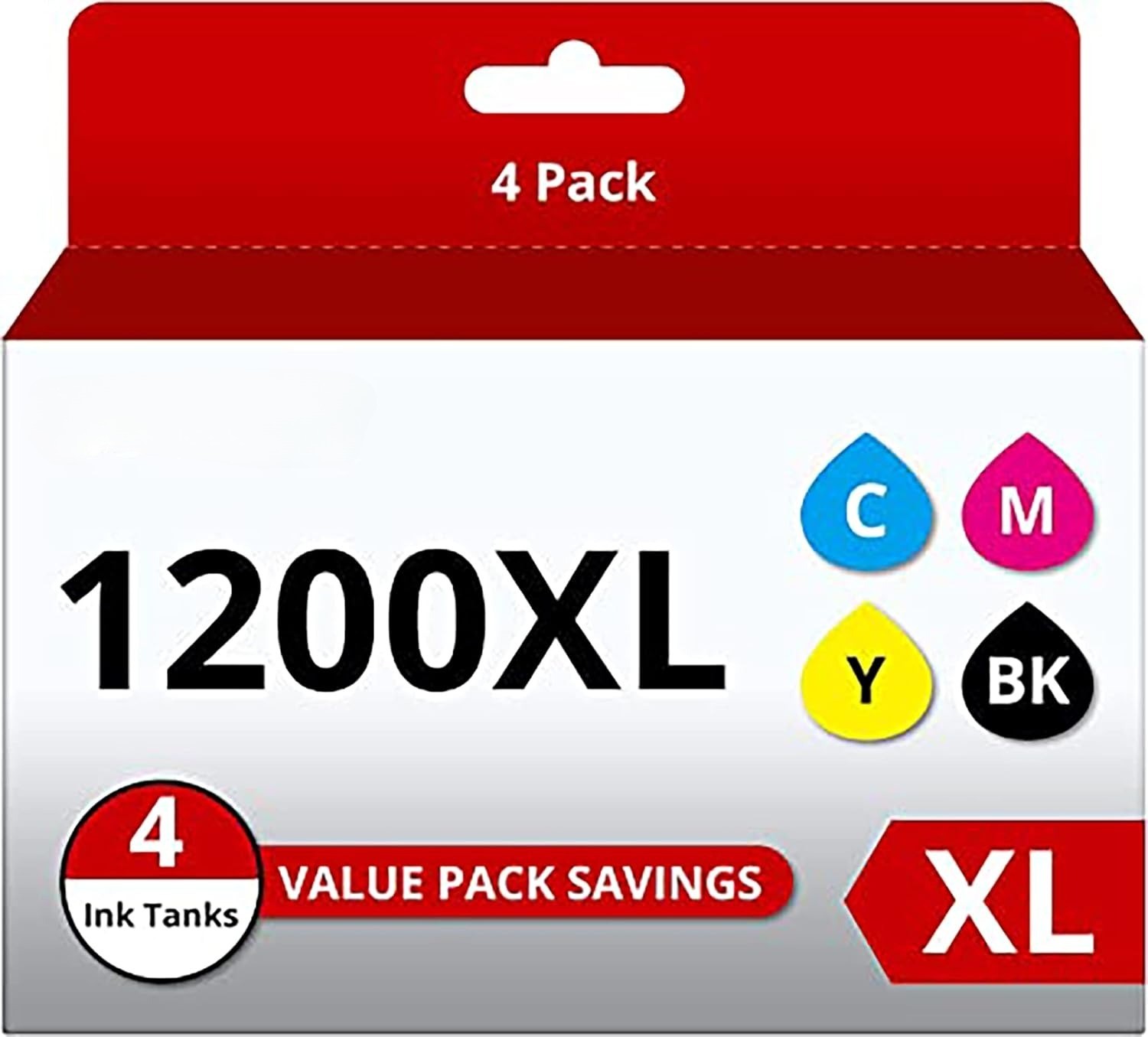 4PK PGI-1200 Ink Cartridge for MB Laser Printer MB2020 MB2120 MB2720 MB2050