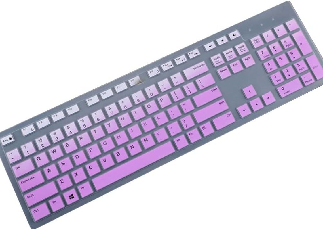 Dell Keyboard Protector Skin Cover - Compatible with Dell Desktop KM636 KB216 O