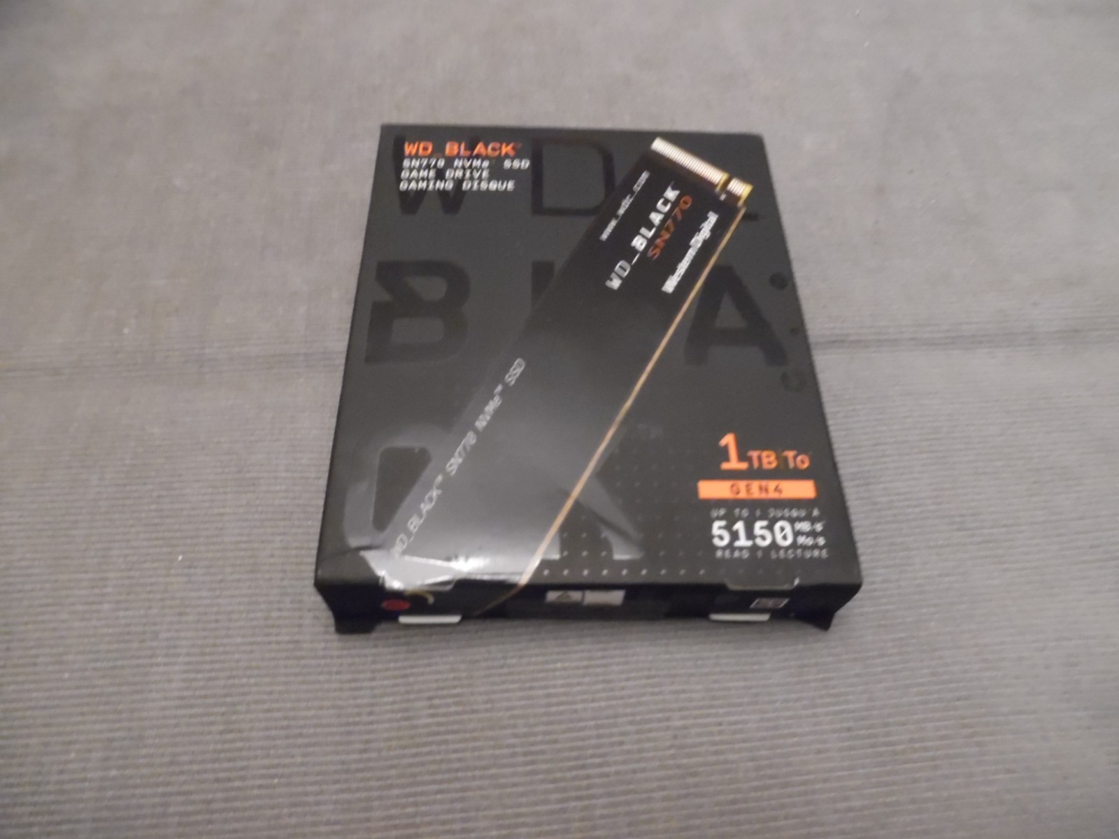 Western Digital WD_BLACK SN770 1TB M.2 NVMe Gen4 Internal SSD- New In Sealed Box