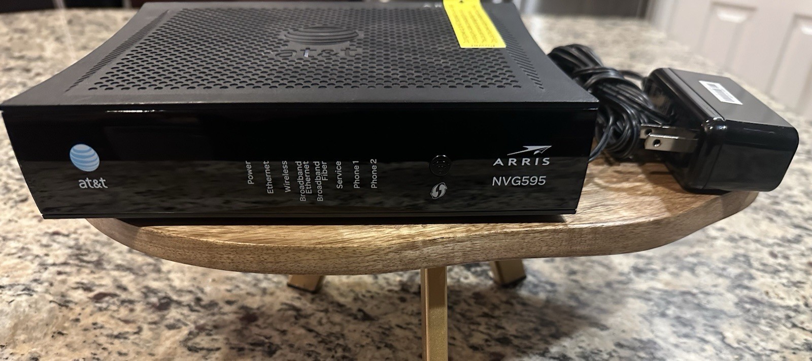 Arris NVG 595 for AT&T Fiber Business Gateway Modem Tested Works