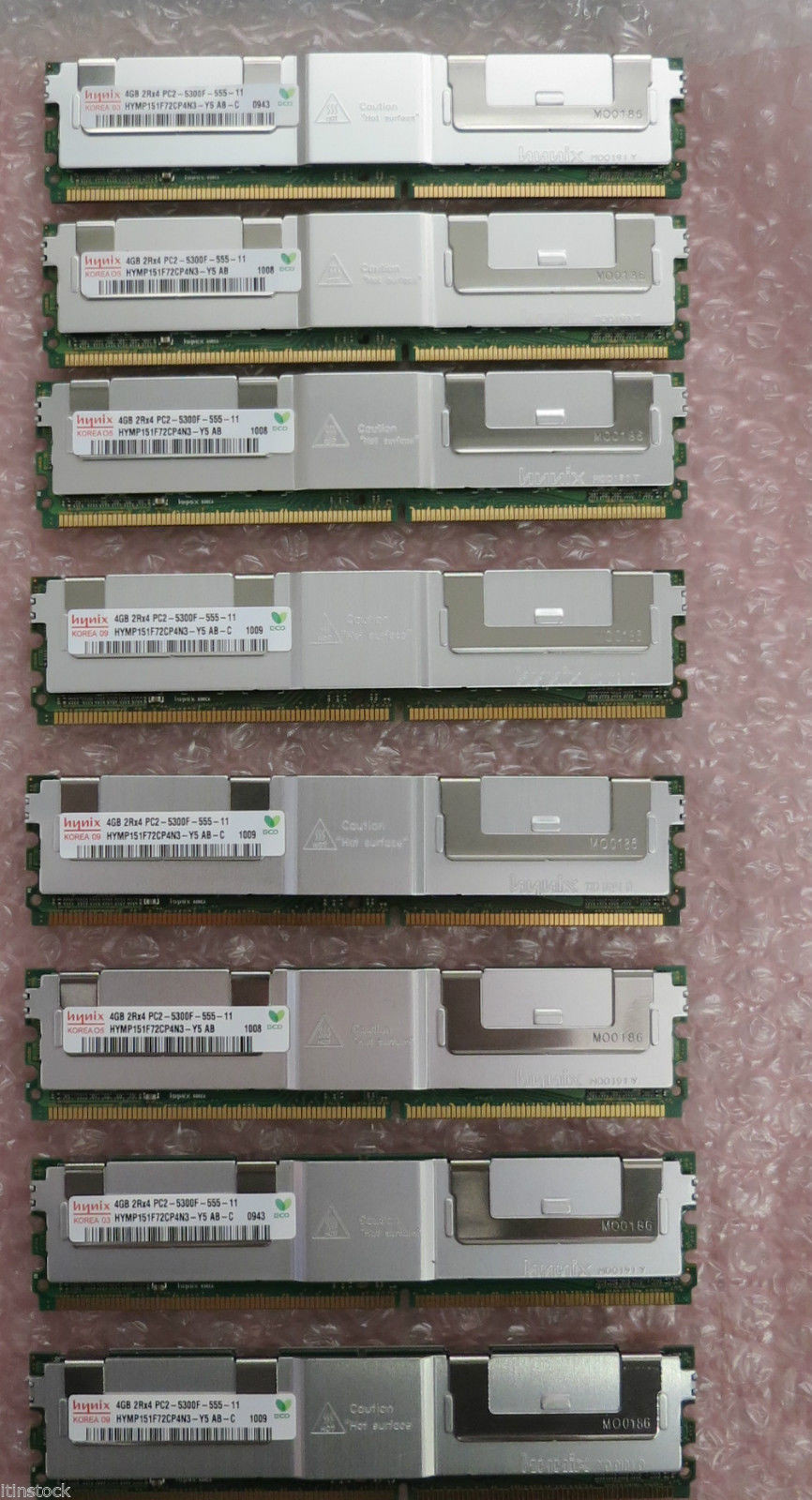 32Gb memory kit (8x4Gb) for DL360 DL380 G5 ProLiant server 397415-B21 Equivelant