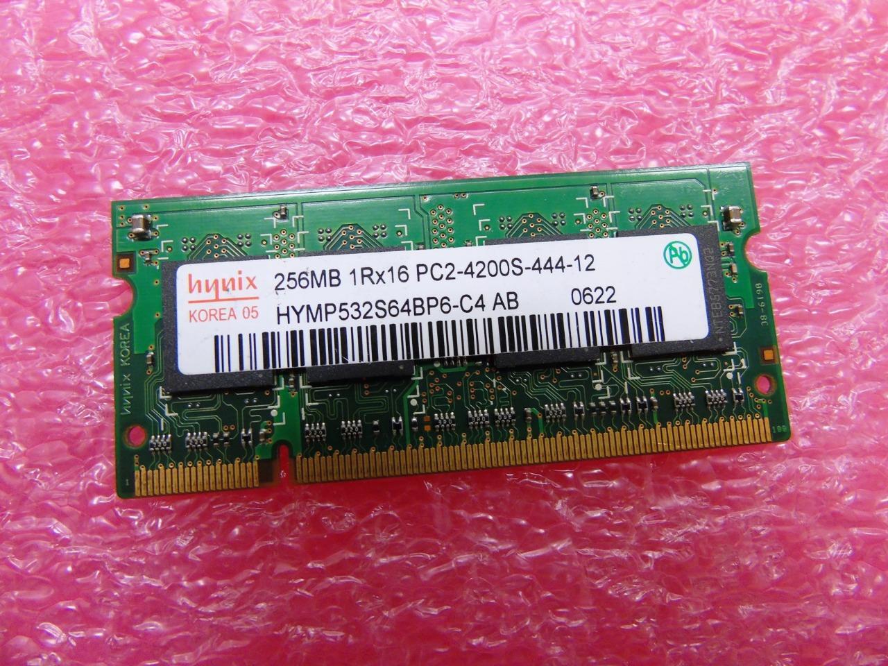 Hynix Laptop Memory 256MB DDR2 PC2-4200S 533MHz 200 Pins - HYMP532S64BP6-C4