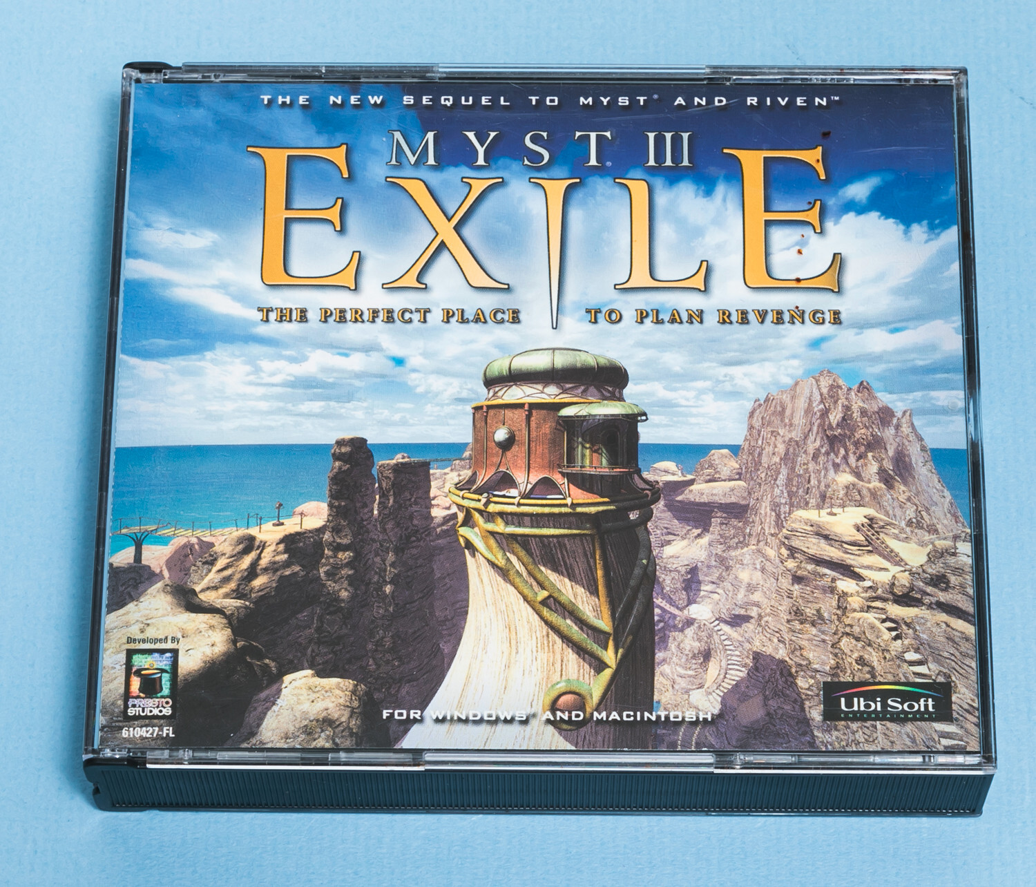Myst III 3 Exile ~ 4-Disc Box Set w/Manual PC/Mac  Ubi soft