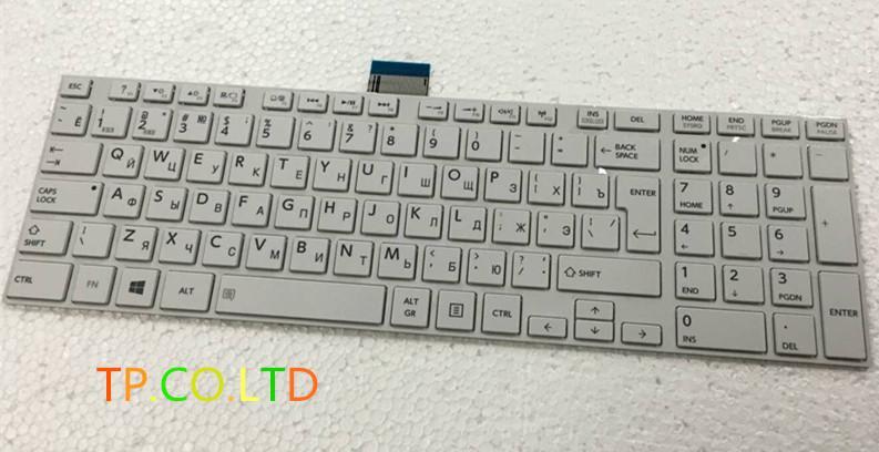 RU Keyboard for Toshiba satellite C850 C855 C870 C875 L875 L850 L855 L950 WHITE