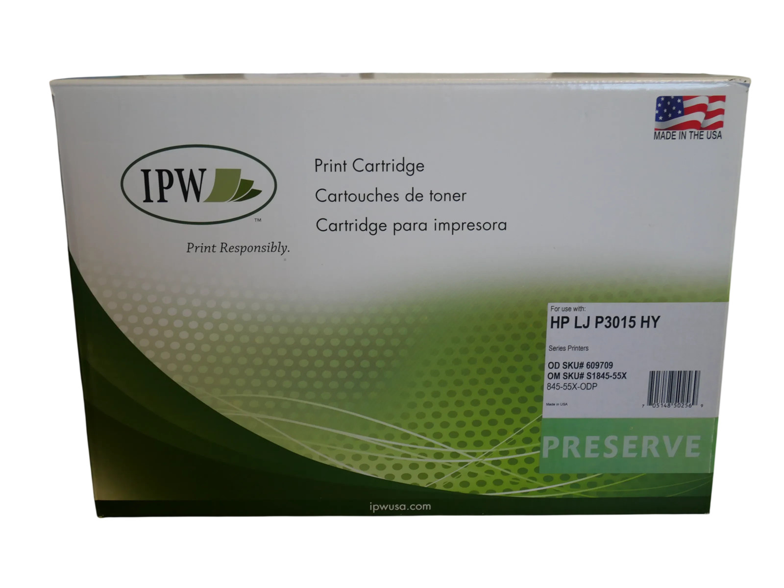 iPW Print cartridge Toner For HP LJ P3015HY- 