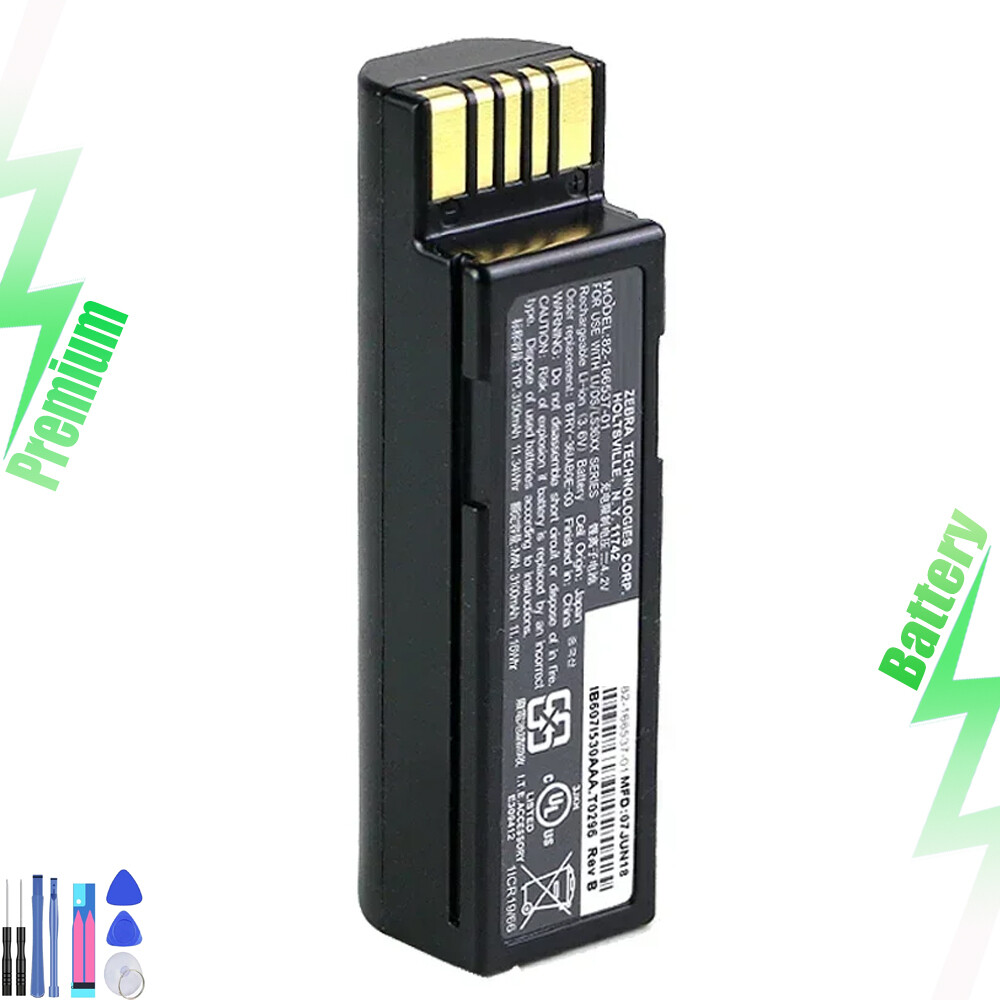 82-166537-01 New Battery for ZEBRA DS3678 LI3678 LS3678 BTRY-36IAB0E-00