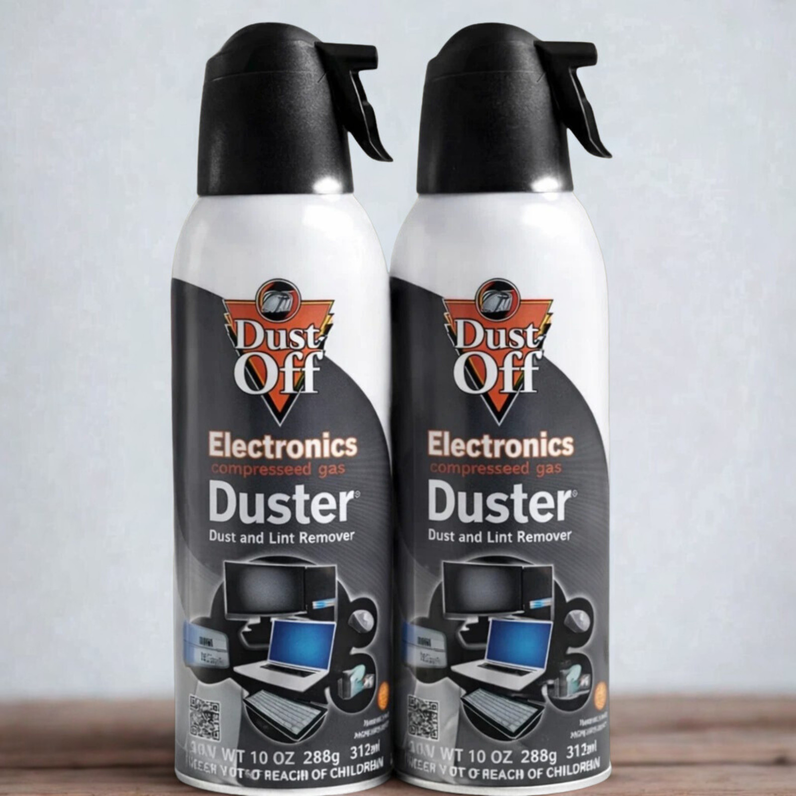 Dust-Off Electronics Compressed Air Duster 10 oz Cans – 2 Pack | 