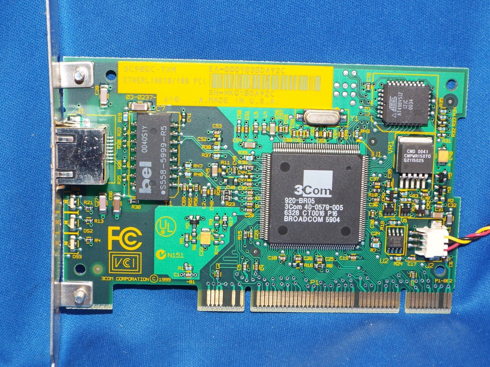 3COM Etherlink 10/100 PCI Card 3C905CX-TXM